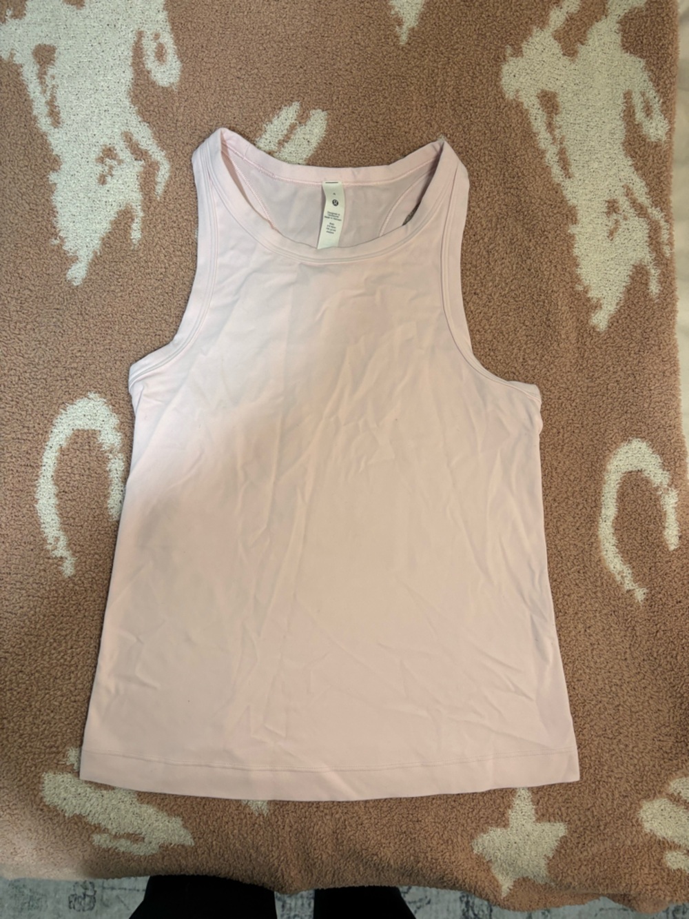 lululemon athletica Light Pink Performance Tank Top